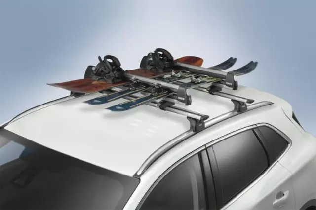 Ski/Snowboard Carrier, Roof Mounted, Flat Top - Ford (vm1pz7855100g) - view 7