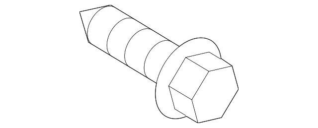 Latch Bolt - Ford (w500310s307) - view 3