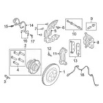 Upper Latch Screw - Ford (w500613s439) - view 17