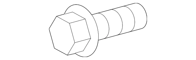 Upper Latch Screw - Ford (w500613s439) - view 7