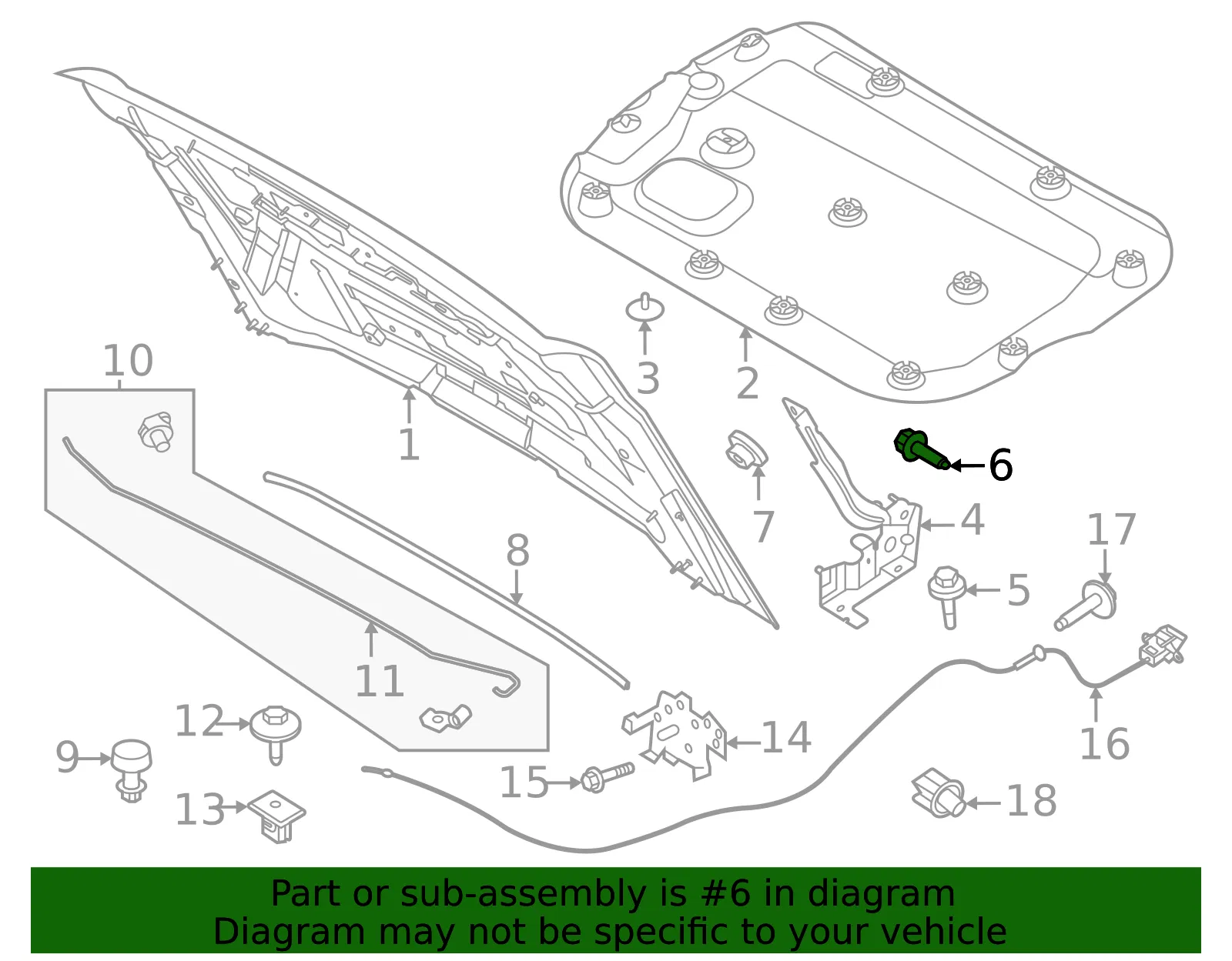 Hinge Bolt - Ford (w503273s450b) - view 3