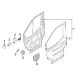 Door Shell Nut - Ford (w700832s437) - view 9