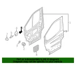 Door Shell Nut - Ford (w700832s437) - view 11