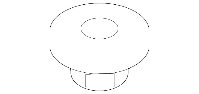 Hinge Nut - Ford (w703457s900) - view 2