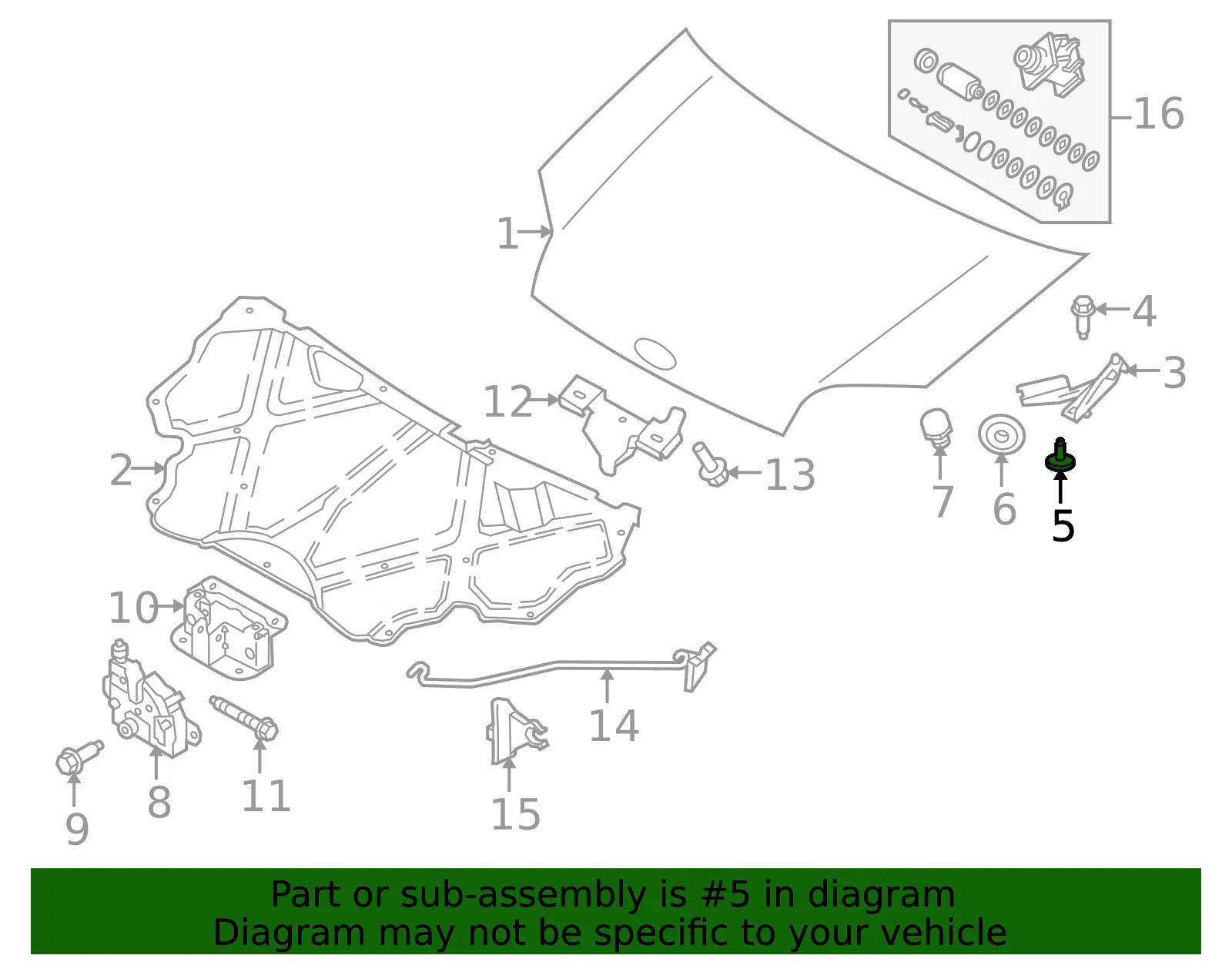 Hinge Screw - Ford (w709051s442) - view 5