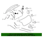 Hinge Nut - Ford (w709603s442) - view 5