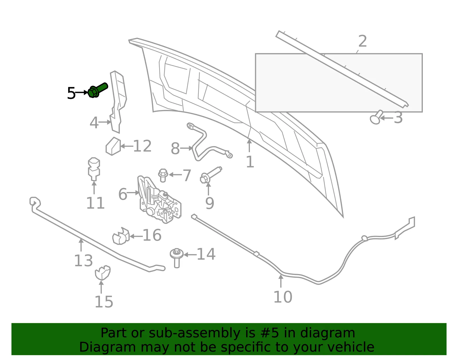 Hinge Screw - Ford (w711007s439) - view 7
