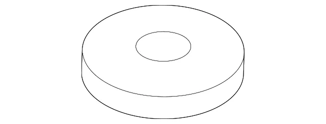 Hinge Nut - Ford (w711213s300) - view 2