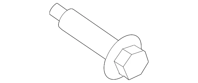 Door Hinge Bolt - Ford (w713971s439) - view 2