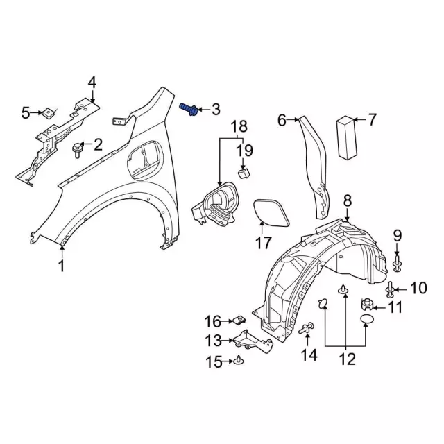 Fender Bolt - Ford (w715440s439) - view 10