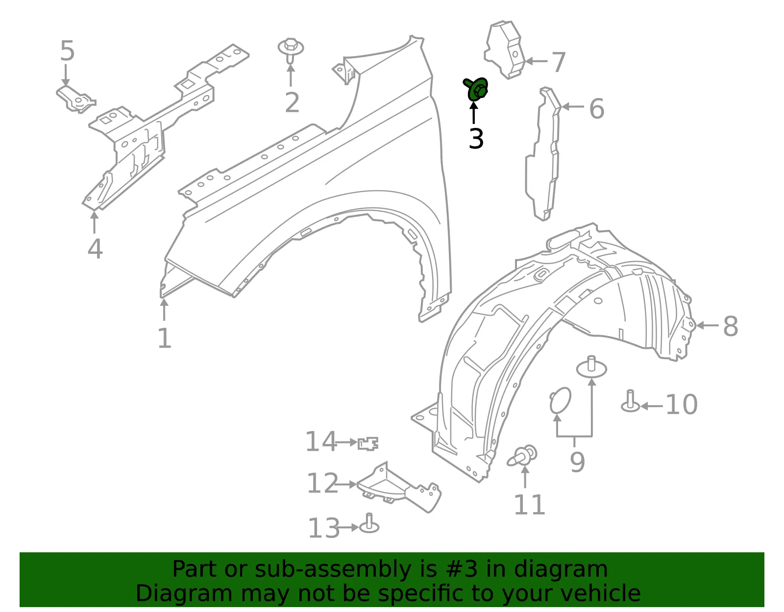 Fender Bolt - Ford (w715440s439) - view 7