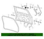 Hinge Nut - Ford (w715956s450) - view 11