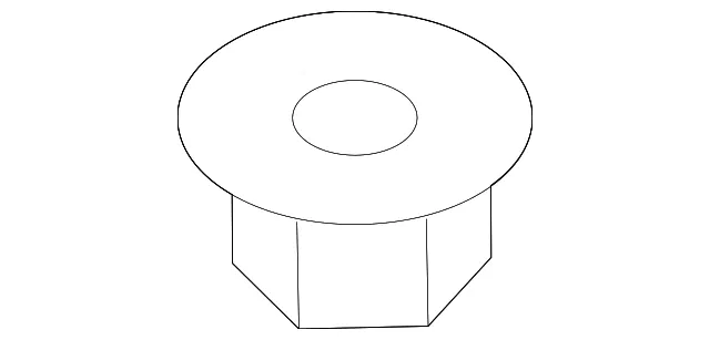 Hinge Nut - Ford (w715956s450) - view 4