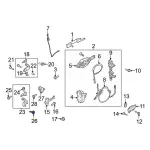 Lower Hinge Mount Bolt - Ford (w716948s442) - view 25