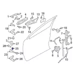 Lower Hinge Mount Bolt - Ford (w716948s442) - view 26