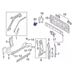 Lower Hinge Mount Bolt - Ford (w716948s442) - view 30