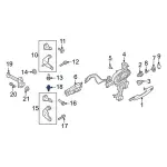Lower Hinge Mount Bolt - Ford (w716948s442) - view 31