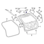 Hinge Nut - Ford (w717741s442) - view 9
