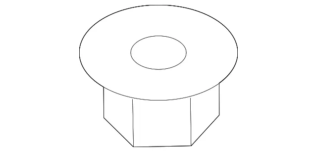 Hinge Nut - Ford (w717741s442) - view 4
