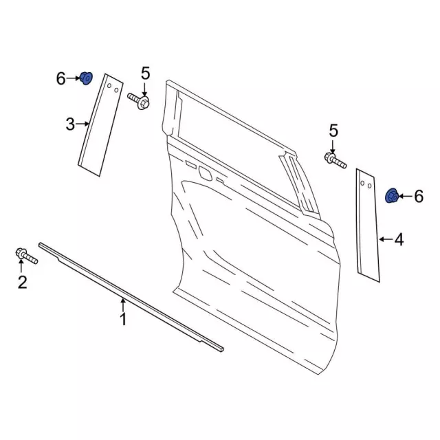 Applique Nut - Ford (w719007s300) - view 4