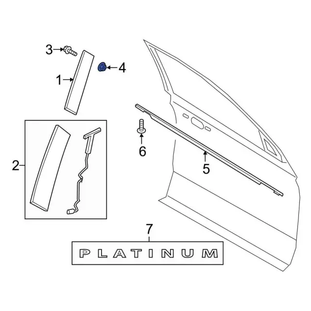 Applique Nut - Ford (w719007s300) - view 8