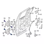 Hinge Assembly Bolt - Ford (w719256s439) - view 11