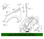 Fender Liner Rivet - Ford (w719880s417) - view 6