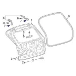 Hinge Bolt - Ford (w720132s439) - view 9