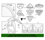 Handle Bolt - Ford (w720251s307) - view 7