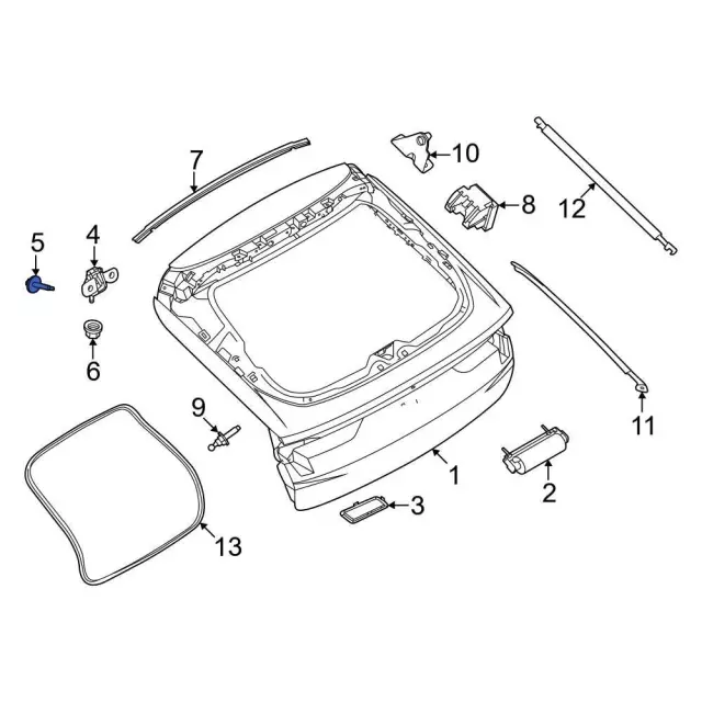 Hinge Bolt - Ford (w720816s450b) - view 6