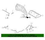 Upper Hinge Lower Bolt - Ford (w721101s439) - view 12