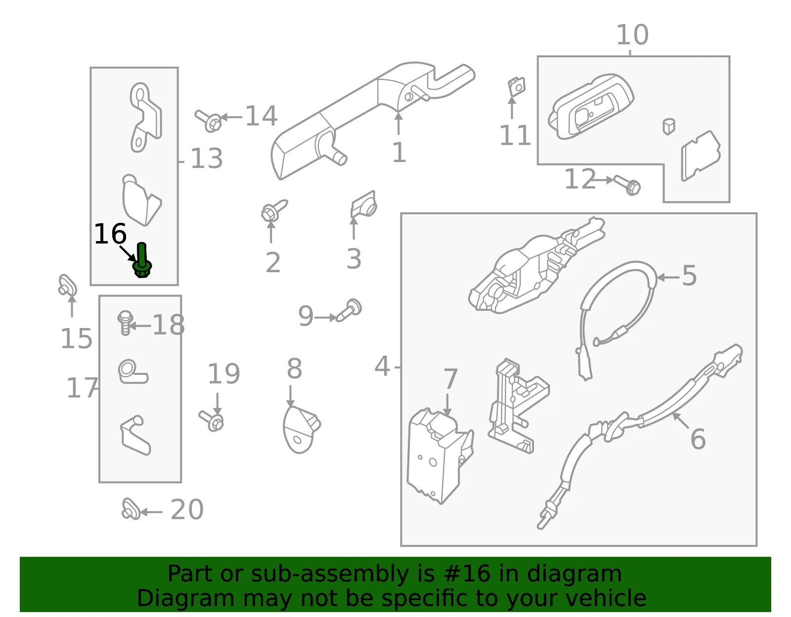 Upper Hinge Pivot Bolt - Ford (w721743s439) - view 6