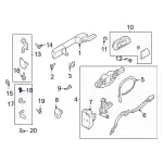 Lower Hinge Pivot Bolt - Ford (w721744s439) - view 10