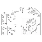 Lower Hinge Pivot Bolt - Ford (w721744s439) - view 11
