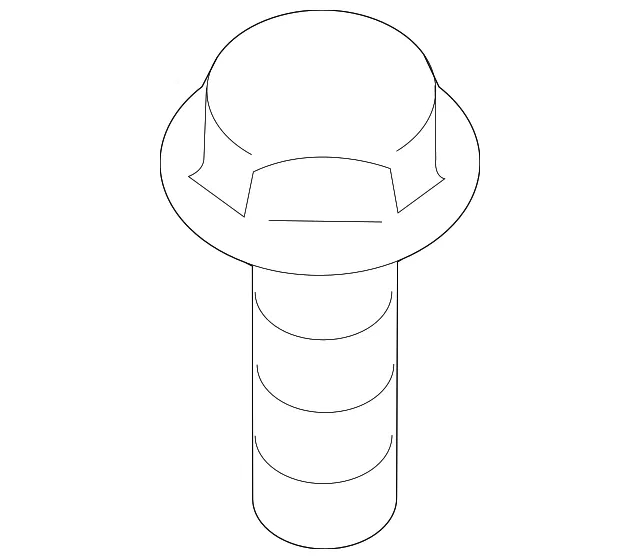 Lower Hinge Pivot Bolt - Ford (w721744s439) - view 4