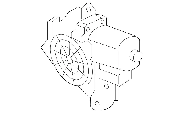 Motor Assembly Window Operating - Ford (wlm346) - view 2
