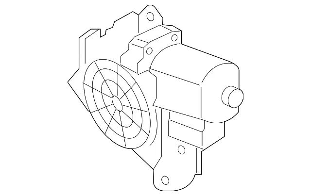 Motor Assembly Window Operating - Ford (wlm353) - view 2