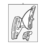Motorcraft Window Regulator - Ford (wlr113) - view 9