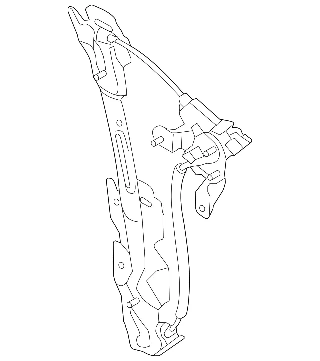 Motorcraft Window Regulator - Ford (wlr313) - view 2