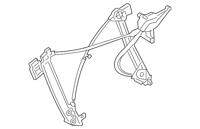 Motorcraft Window Regulator - Ford (wlr394)