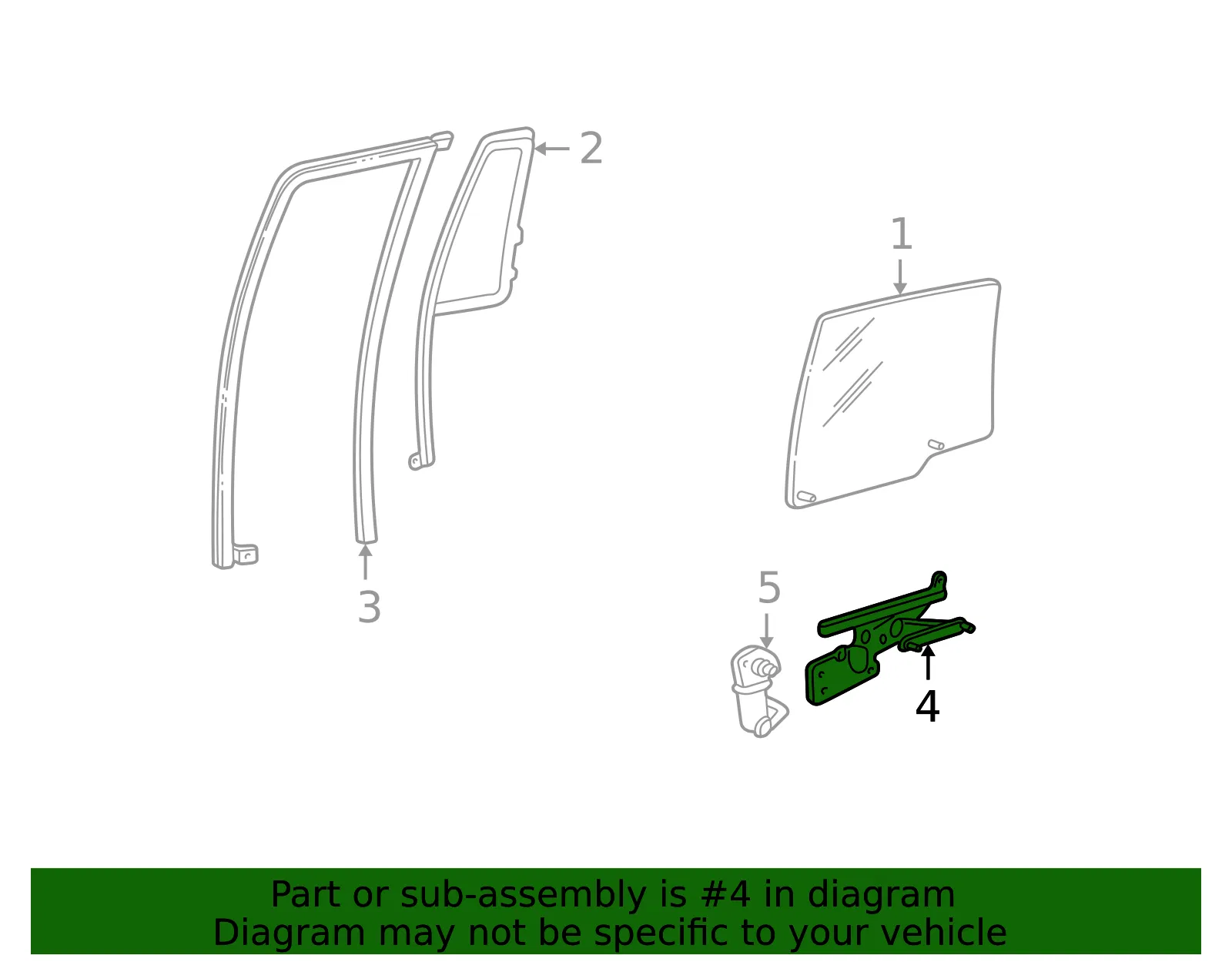 Motorcraft Window Regulator - Ford (wlr72) - view 5