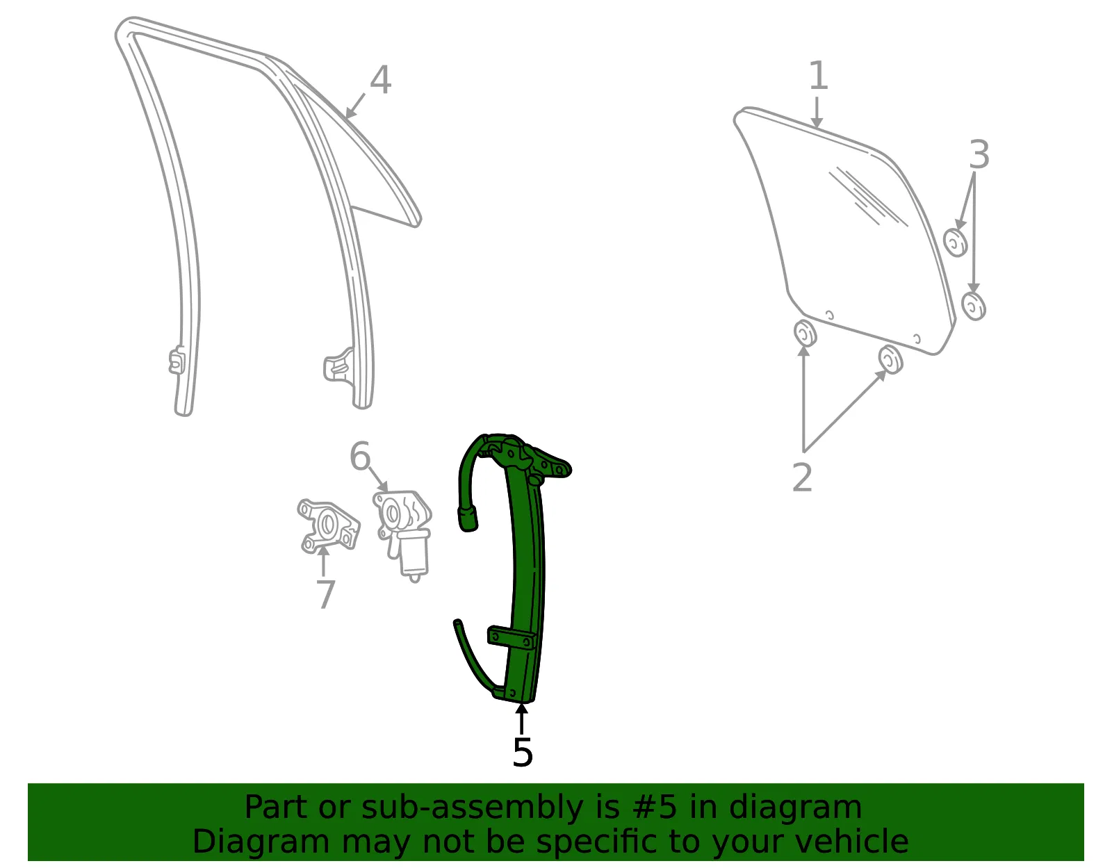 Motorcraft Window Regulator - Ford (wlr8) - view 4