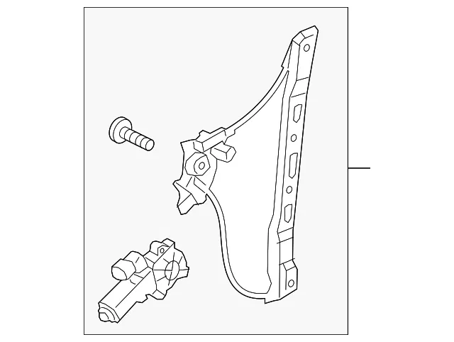 Motorcraft Window Regulator - Ford (wlra162) - view 4
