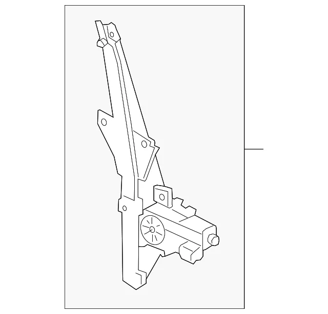 Motorcraft Window Regulator - Ford (wlra267) - view 5