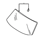 Windshield - Ford (yl8z7803100aa) - view 11