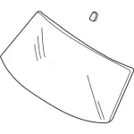 Windshield - Ford (yl8z7803100aa) - view 9