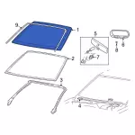 Windshield - Ford (yr3z6303100aa) - view 9